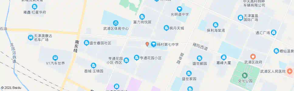 天津亨通路枫丹天城_公交站地图_天津公交_妙搜公交查询2025