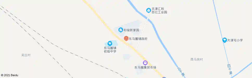 天津东马圈_公交站地图_天津公交_妙搜公交查询2025