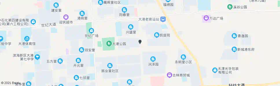 天津凯旋苑西门_公交站地图_天津公交_妙搜公交查询2025