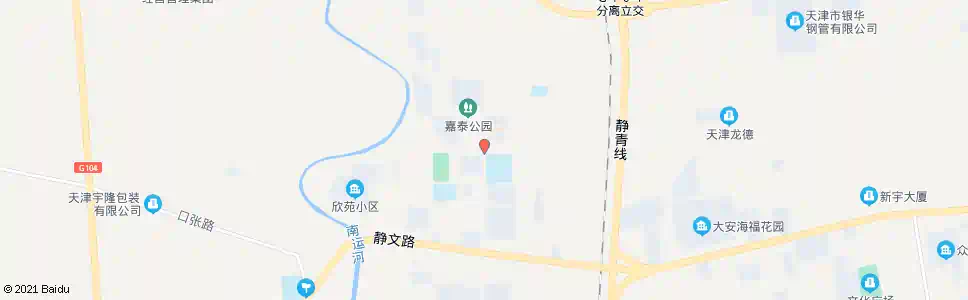 天津城关医院_公交站地图_天津公交_妙搜公交查询2025