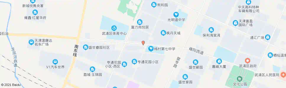 天津枫丹天城_公交站地图_天津公交_妙搜公交查询2025