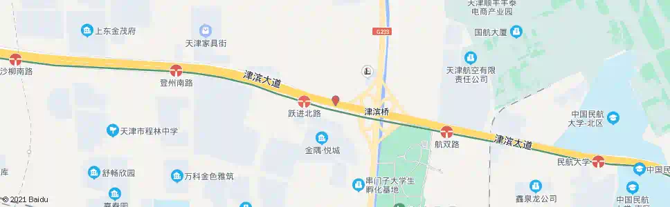 天津高速公路口_公交站地图_天津公交_妙搜公交查询2025