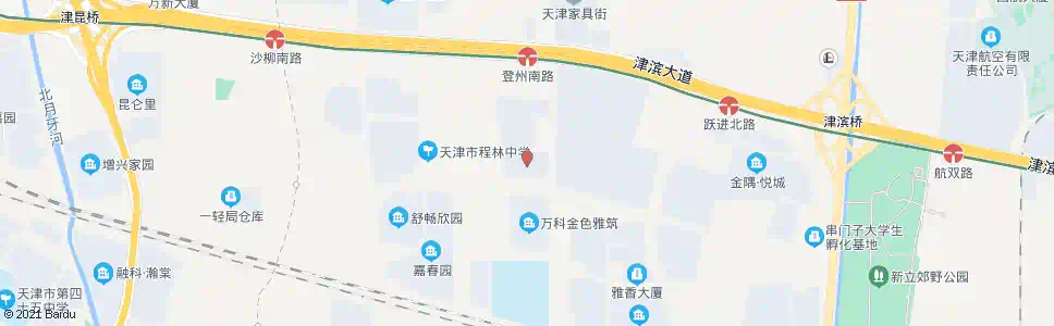 天津海山南里_公交站地图_天津公交_妙搜公交查询2025