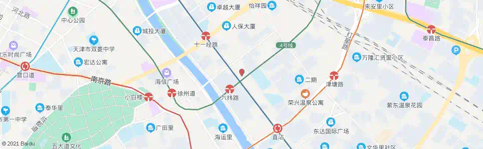 天津国美电器_公交站地图_天津公交_妙搜公交查询2025