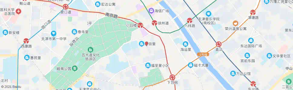 天津浦口道_公交站地图_天津公交_妙搜公交查询2025