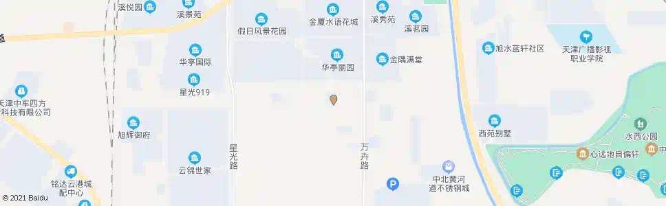 天津万卉路_公交站地图_天津公交_妙搜公交查询2025