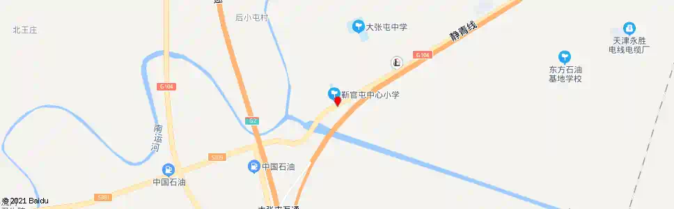 天津靳官屯_公交站地图_天津公交_妙搜公交查询2025