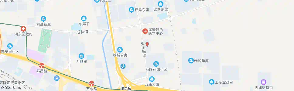 天津万新公寓_公交站地图_天津公交_妙搜公交查询2025