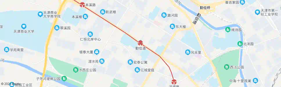天津勤俭道站_公交站地图_天津公交_妙搜公交查询2025