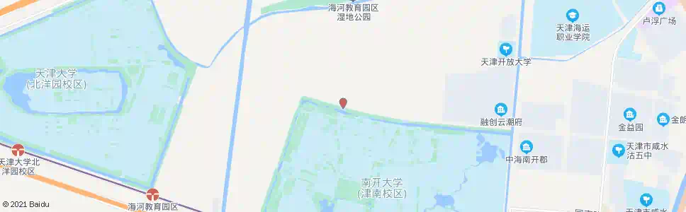 天津南开大学新校北门_公交站地图_天津公交_妙搜公交查询2025