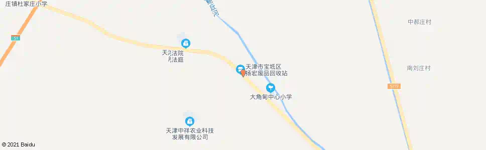 天津大角甸_公交站地图_天津公交_妙搜公交查询2025