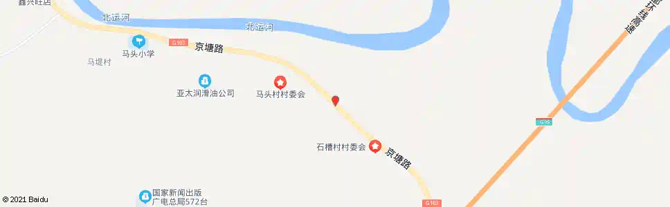 天津通州石槽村北_公交站地图_天津公交_妙搜公交查询2025