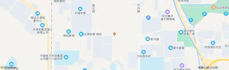 天津华科四路_公交站地图_天津公交_妙搜公交查询2025