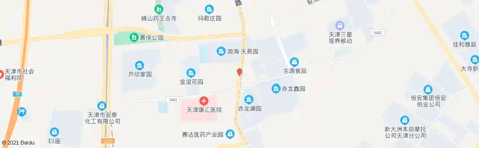 天津芦北路_公交站地图_天津公交_妙搜公交查询2025