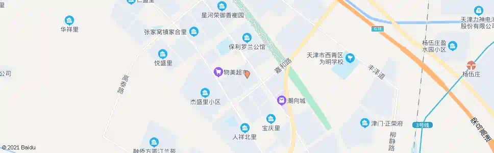 天津翠景园小区_公交站地图_天津公交_妙搜公交查询2025