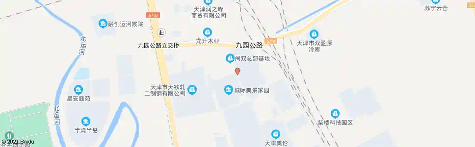 天津城际美景东门_公交站地图_天津公交_妙搜公交查询2025