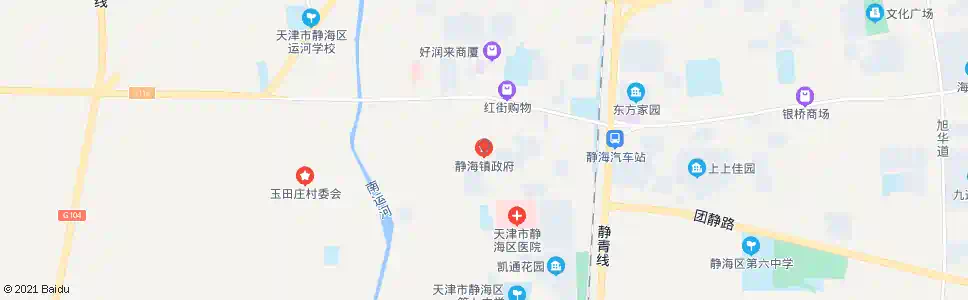 天津镇政府(静海镇)_公交站地图_天津公交_妙搜公交查询2025