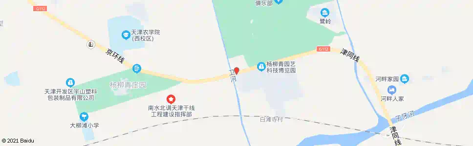 天津大柳滩桥_公交站地图_天津公交_妙搜公交查询2025