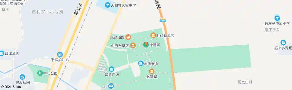 天津绿博园_公交站地图_天津公交_妙搜公交查询2025