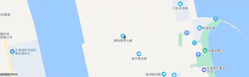 天津东疆联检服务中心_公交站地图_天津公交_妙搜公交查询2025