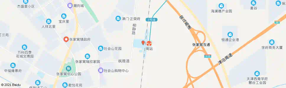 天津小库南路_公交站地图_天津公交_妙搜公交查询2025