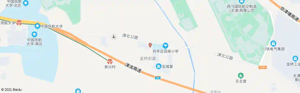 天津龙城里_公交站地图_天津公交_妙搜公交查询2025