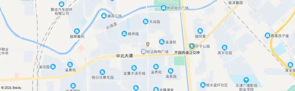 天津汪庄子大街_公交站地图_天津公交_妙搜公交查询2025