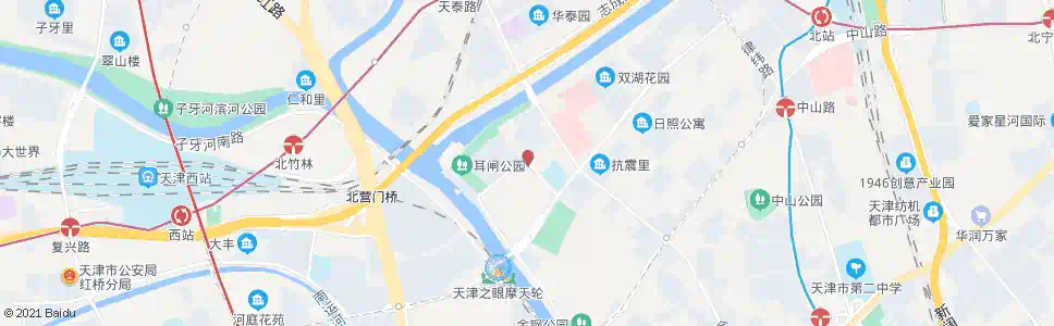 天津河北七马路_公交站地图_天津公交_妙搜公交查询2025
