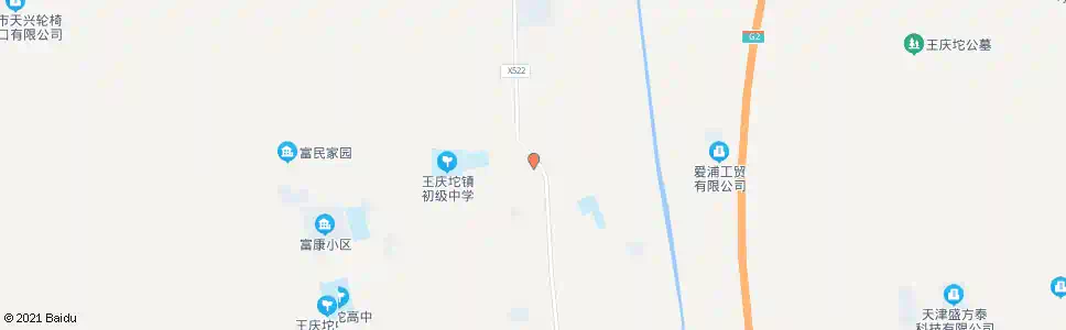天津王庆坨七街_公交站地图_天津公交_妙搜公交查询2025