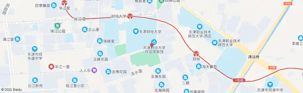 天津泗水道艺林路_公交站地图_天津公交_妙搜公交查询2025