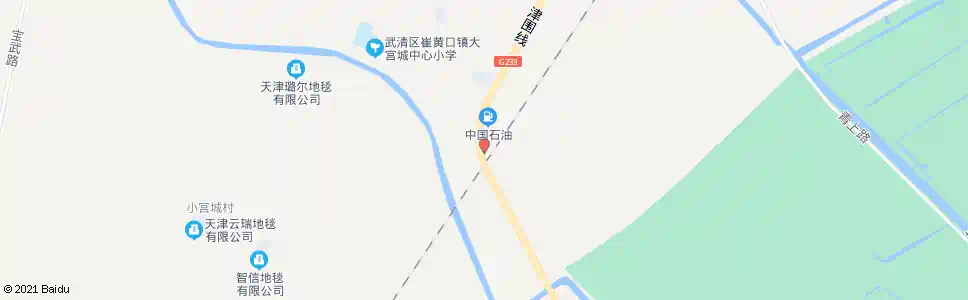 天津大宫城南村_公交站地图_天津公交_妙搜公交查询2025