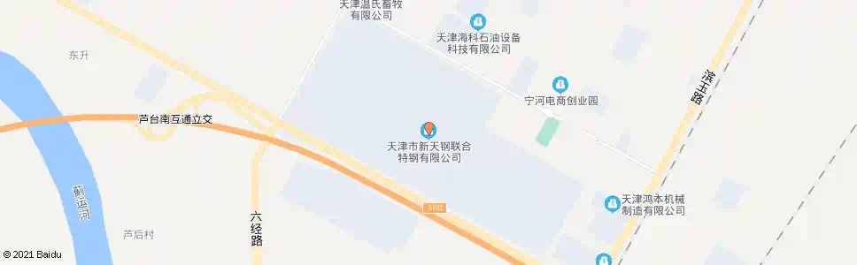 天津天钢联合特钢_公交站地图_天津公交_妙搜公交查询2025