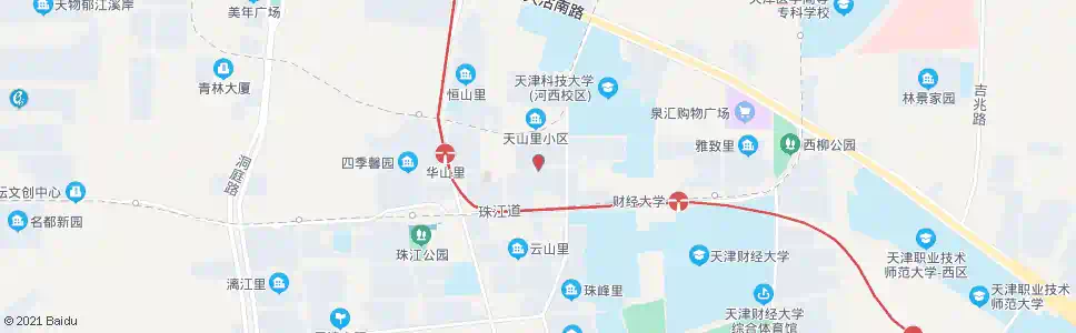 天津茂名道_公交站地图_天津公交_妙搜公交查询2025