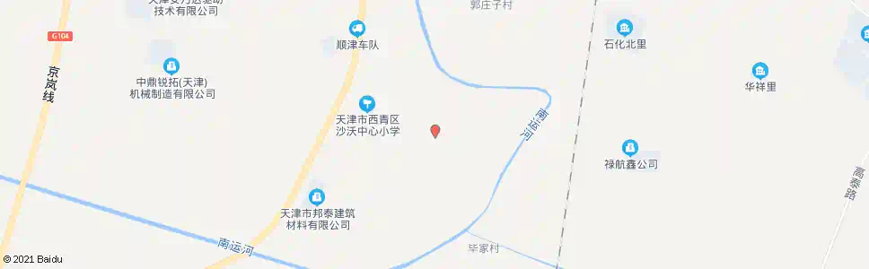 天津小沙窝村_公交站地图_天津公交_妙搜公交查询2025