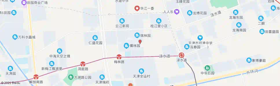 天津浯南道_公交站地图_天津公交_妙搜公交查询2025
