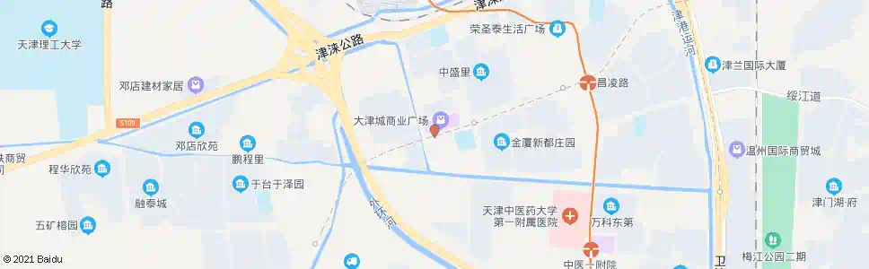 天津芳溪园_公交站地图_天津公交_妙搜公交查询2025