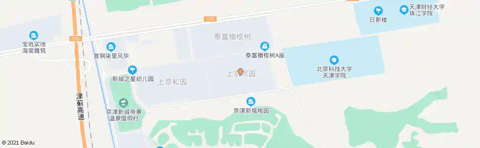 天津上京熙园_公交站地图_天津公交_妙搜公交查询2025