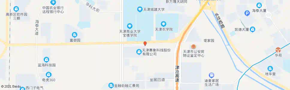 天津海泰发展一道_公交站地图_天津公交_妙搜公交查询2025