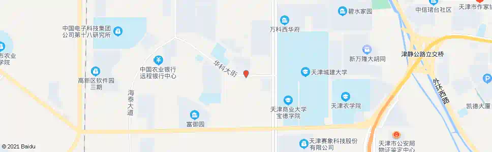 天津海泰华科一路_公交站地图_天津公交_妙搜公交查询2025