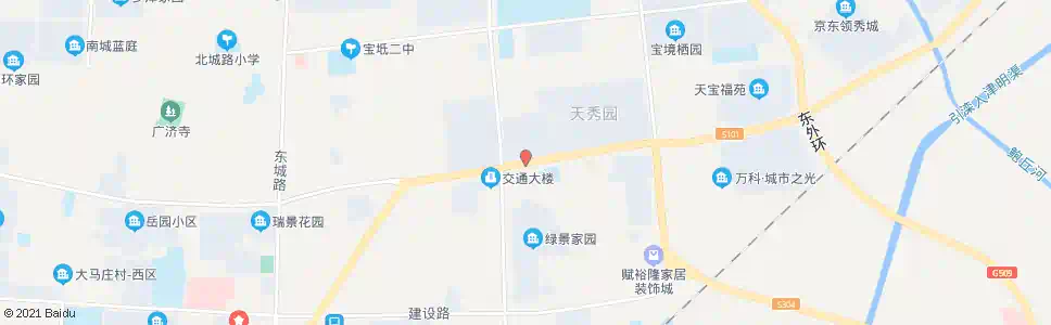 天津交通大楼_公交站地图_天津公交_妙搜公交查询2025