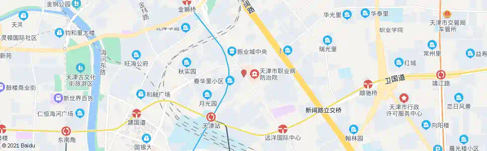 天津李地大街_公交站地图_天津公交_妙搜公交查询2025