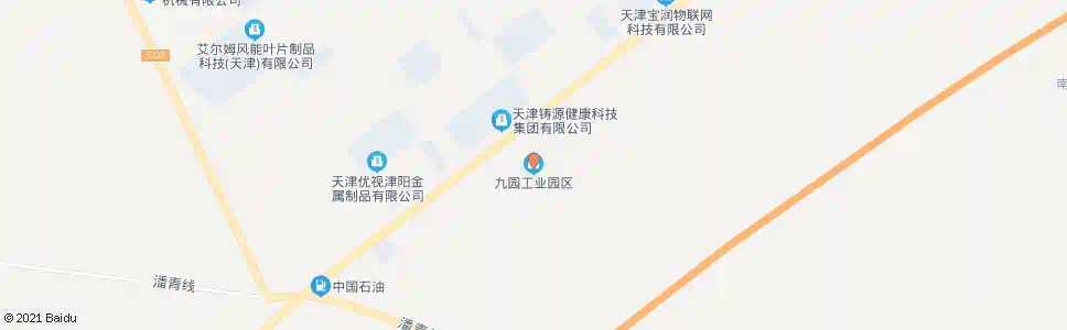 天津九园二号路_公交站地图_天津公交_妙搜公交查询2025