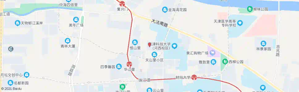 天津先登里_公交站地图_天津公交_妙搜公交查询2025