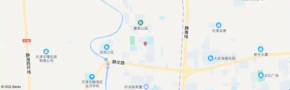 天津静海二中_公交站地图_天津公交_妙搜公交查询2025