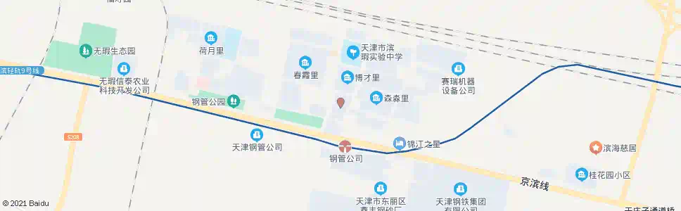 天津滨暇里_公交站地图_天津公交_妙搜公交查询2025