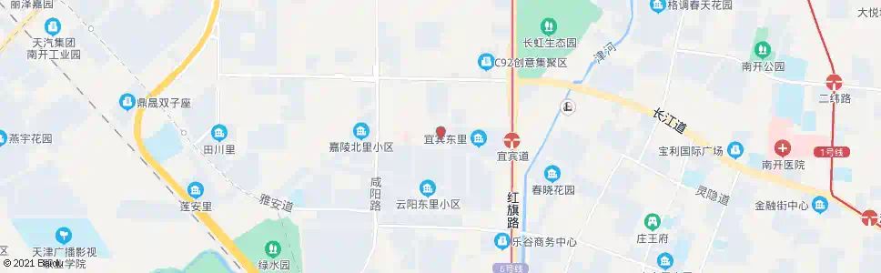 天津宜宾西里_公交站地图_天津公交_妙搜公交查询2025