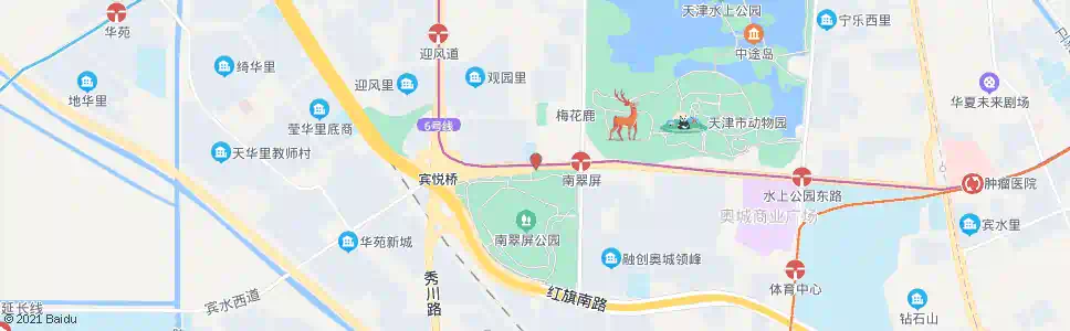 天津宾西桥_公交站地图_天津公交_妙搜公交查询2025
