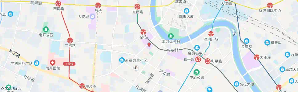 天津百货大楼(新华路口)_公交站地图_天津公交_妙搜公交查询2025