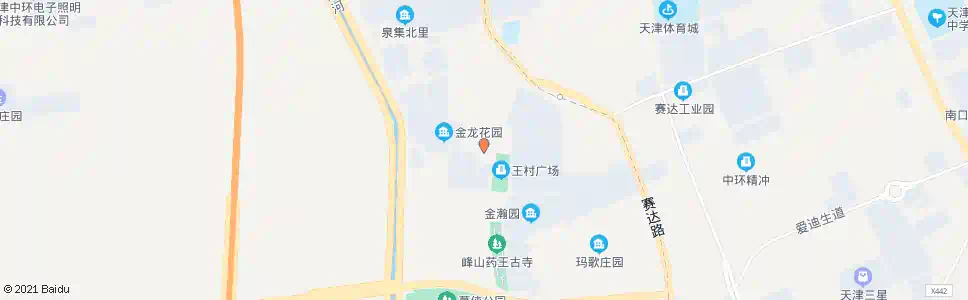 天津鑫苑花园_公交站地图_天津公交_妙搜公交查询2025