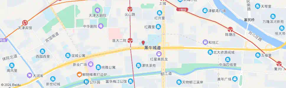 天津杰美司学校_公交站地图_天津公交_妙搜公交查询2025